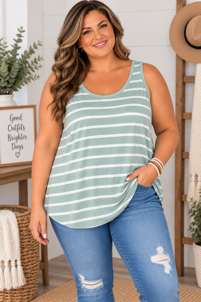 Striped tank