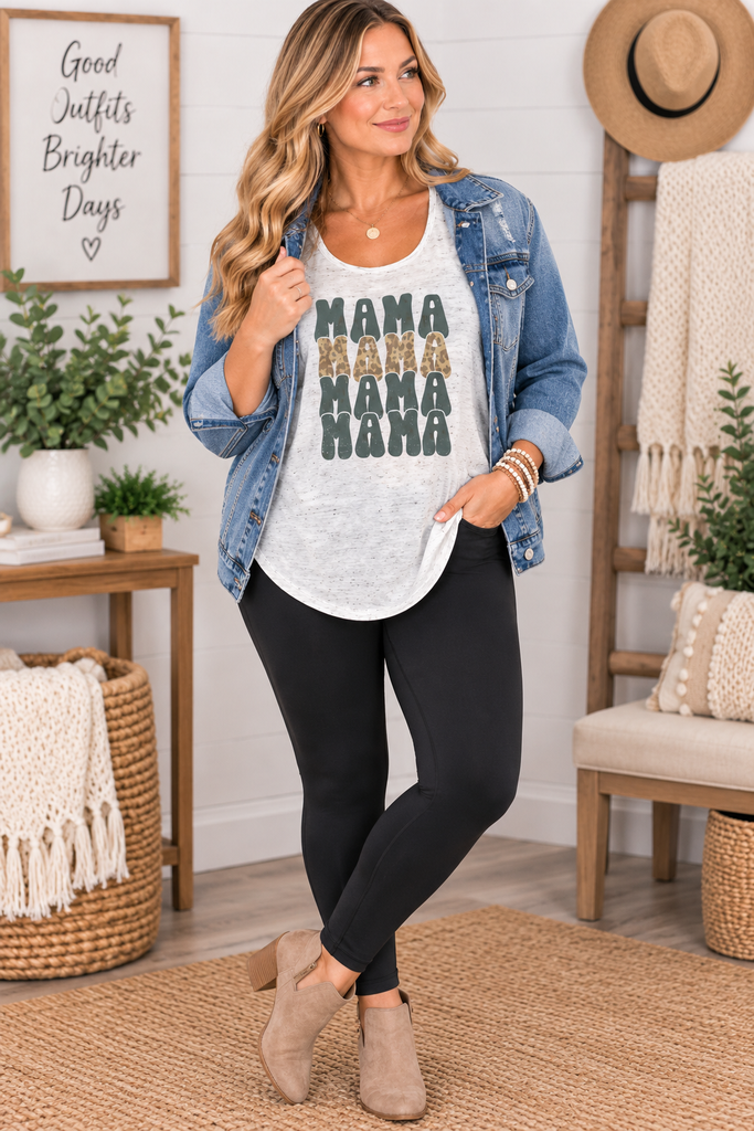 Mama Racerback tank