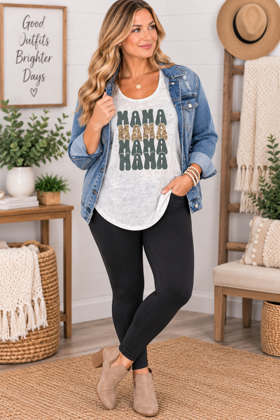 Mama Racerback tank
